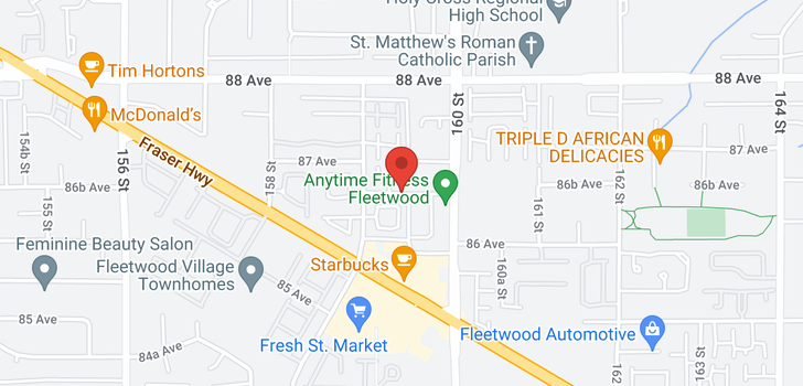 map of 410 15956 86A AVENUE